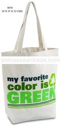 Potrait shaped cotton tote