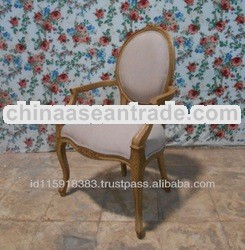 Painted Furniture - French Arm Dining Chair Shabby Color Furniture .