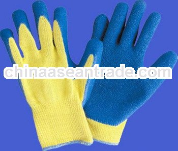 knitting latex coated gloves