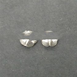 BCFMN05 - Sterling Silver Bead Cap 4mm Shiny Finished