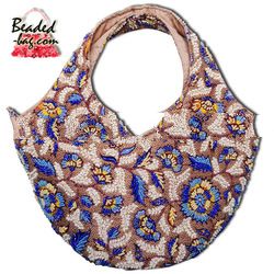 Beaded PERANAKAN Tote Bag - Beaded Batik Handbag