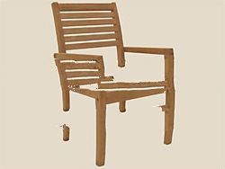 ZOE STACKING CHAIR