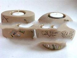 Ceramic T light candle holder