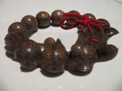 Eaglewood bracelets with stupa 18mm