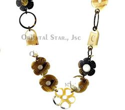 2013 New Trendy Multi-Chain Horn Necklace Jewelry