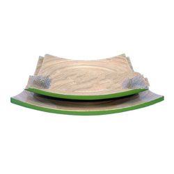 High quality eco-friendly hand made vietnam green lacquered cake plate with natural bamboo inside
