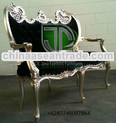 Luxury Sofa Baroque Gold Leaf