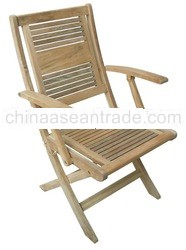 Teak Outdoor Furniture - Independence Folding arm chair by PT Segoro Mas Solo