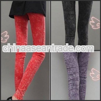 ladies autumn fashion candy colors legging