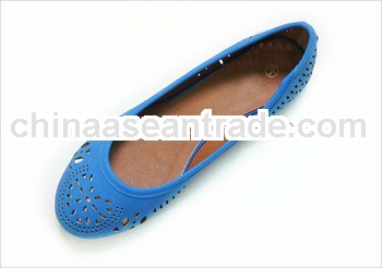 ladies ballerina fashion style monther shoes blue color