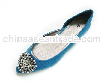 ladies dance casual style diamond heart blue color