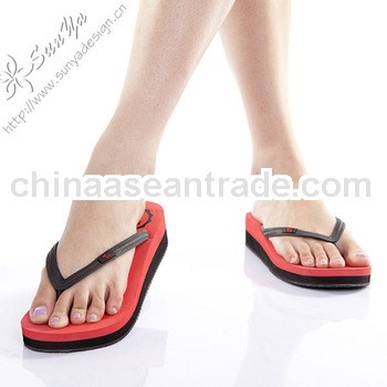 ladies high platform flip flops