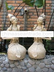 Ceramic Garden Bride Groom Statue