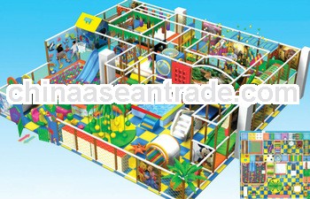 latest luxury multifunction challenge indoor playground naughty castle