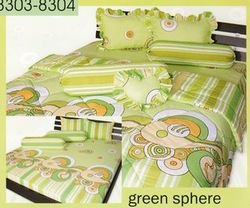 Bedcover Green sphere