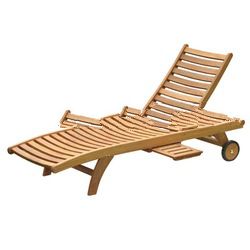 Teak Garden Furniture - Horisson Sun Lounger