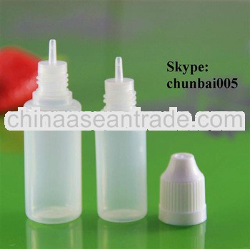 ldpe dropper bottle 5ml e-liquid bottle plastic dropper bottle child safety cap with long thin tip w