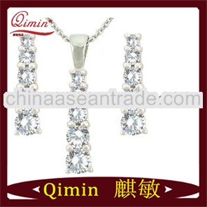 lead and nickel safe alloy crystal fashion jewelry sets