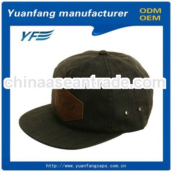 leather lable flat bill snapback hats sale