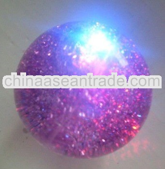 led crystal bouncing ball