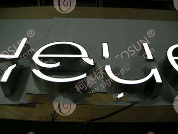 led lighted letter signage