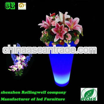 led vase