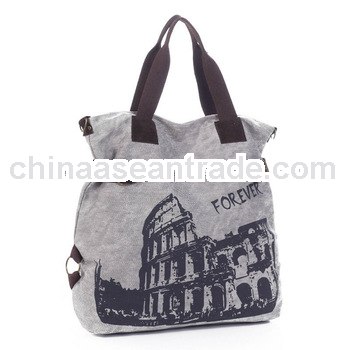 leisure style cotton canvas bags waxed