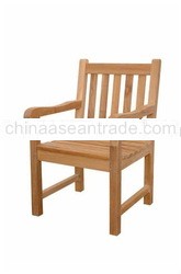 CLASSIC TEAK FIXED ARM CHAIR