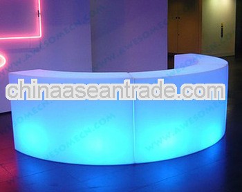 lighted led mobile curved bar