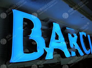 lighting advertising sign letter