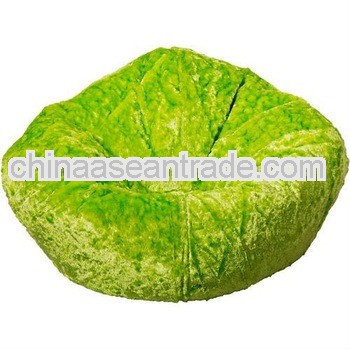 lime Chenille Lounger beanbag seat