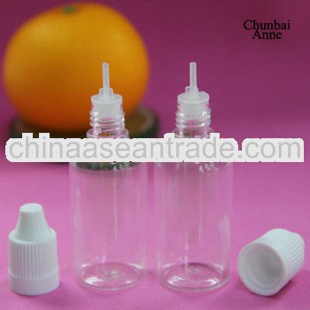 liquid pet 30ml eye drop bottles with long tip childproof cap TUV/SGS certificate