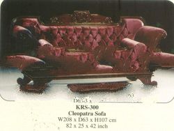 Cleopatra Sofa Mahogany Indoor Furniture