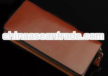 long durable businessman leather purse