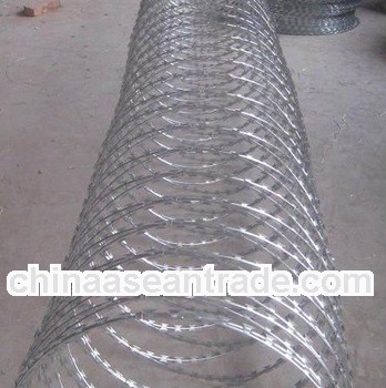 low price concertina razor barbed wire/factory price/high quality