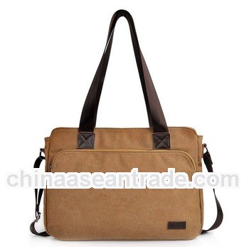 low price fashion canvas young men handbag