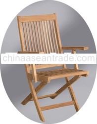 Folding armchair - Teak garden furniture and teak outdoor furniture