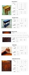 wooden furniture