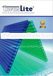 Clear Color Polycarbonate PC Plastic Multiwall Hollow Sheets