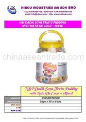 NBI Dadih Soya Fruits Pudding with Nata De Coco (35gm x 33's x 8 jar)