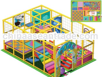 luxury commercial interactive children indoor playground naughty castle for kids