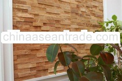 Teak wall panel