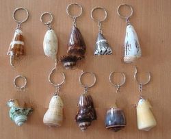 key ring seashell