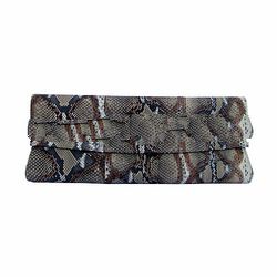 Python Skin Clutch Bags