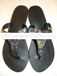 triangle sequin flat