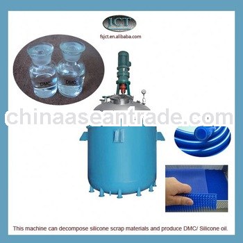 machine for cracking hollow silicone fiber