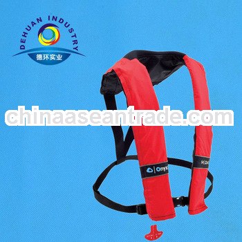 manual life jackets for 150N SOLAS approved single chamber