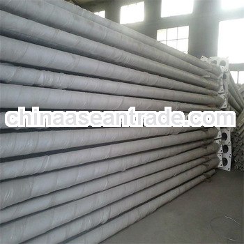 manufacture 12m solar street light pole SGS audited China supplier