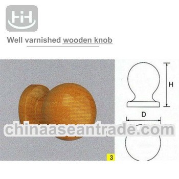 manufacture 34*27mm cabinet wooden handle and knob