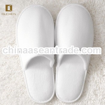 manufacture chinese luxury hotel embroidered terry towel slipper